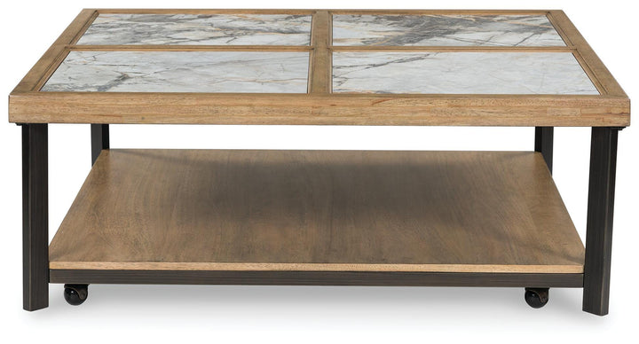 Montia Coffee Table - Light Brown (5)