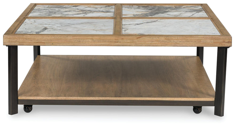 Montia Coffee Table - Light Brown (5)