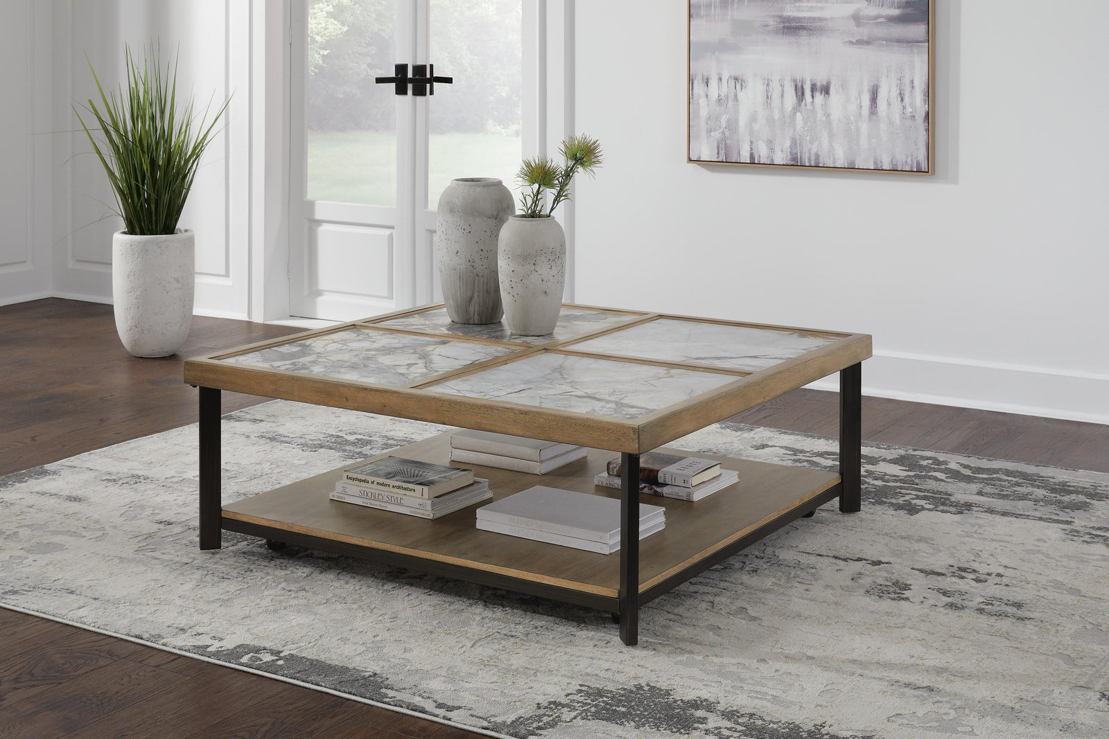 Montia Coffee Table - Light Brown (2)