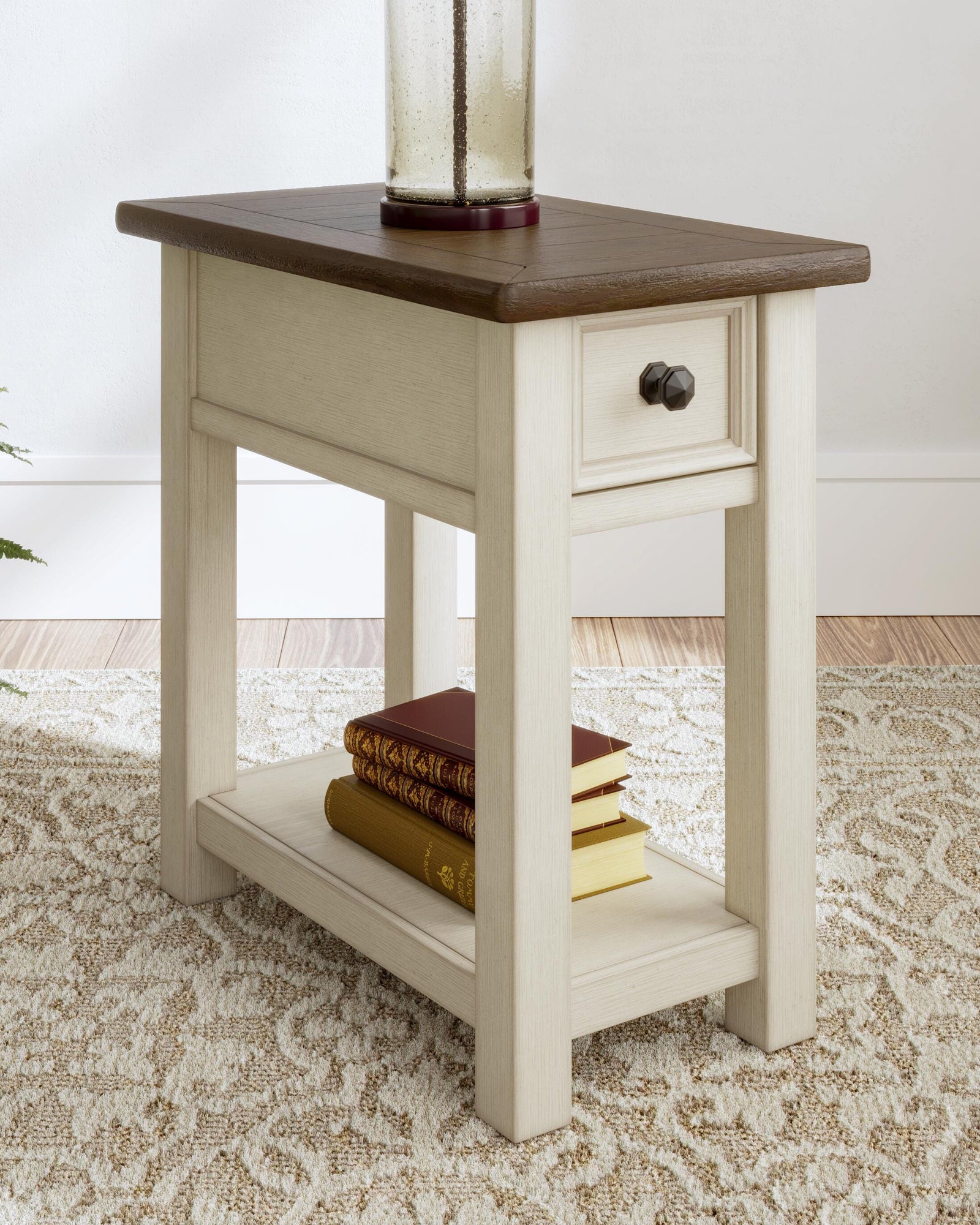Bolanburg Chairside End Table - White (2)