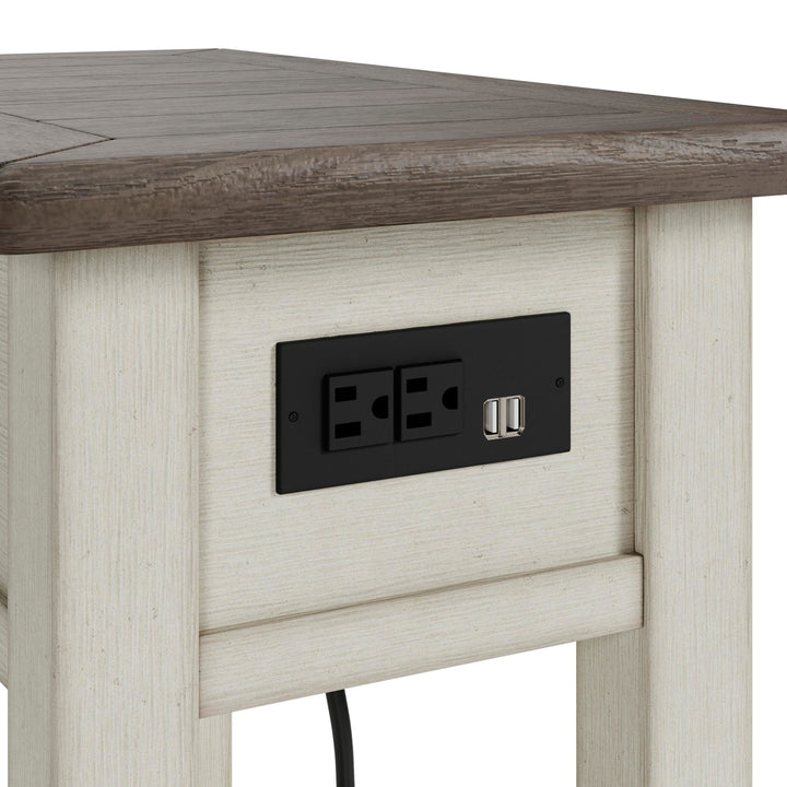 Bolanburg Chairside End Table - White (11)