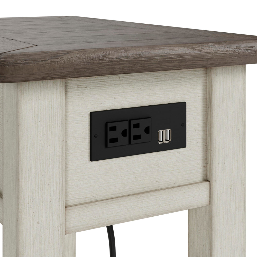 Bolanburg Chairside End Table - White (11)
