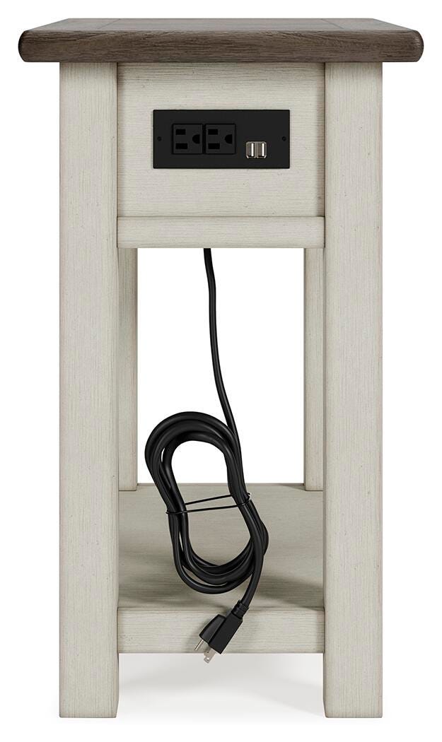 Bolanburg Chairside End Table - White (8)