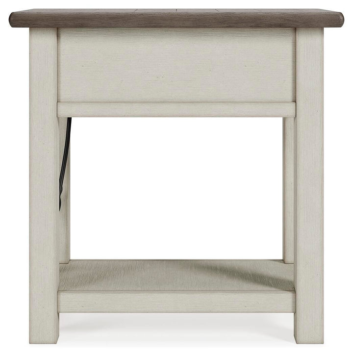 Bolanburg Chairside End Table - White (7)