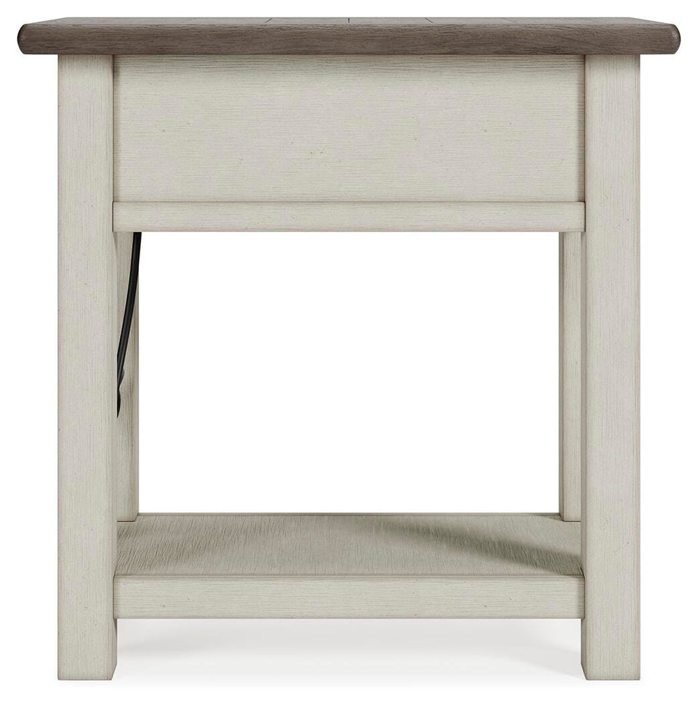 Bolanburg Chairside End Table - White (7)