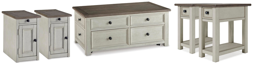Bolanburg 5-Piece Occasional Table Set - Two-tone (1)