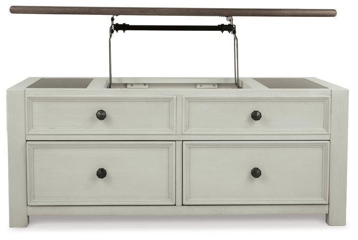 Bolanburg Coffee Table with Lift Top - White (7)