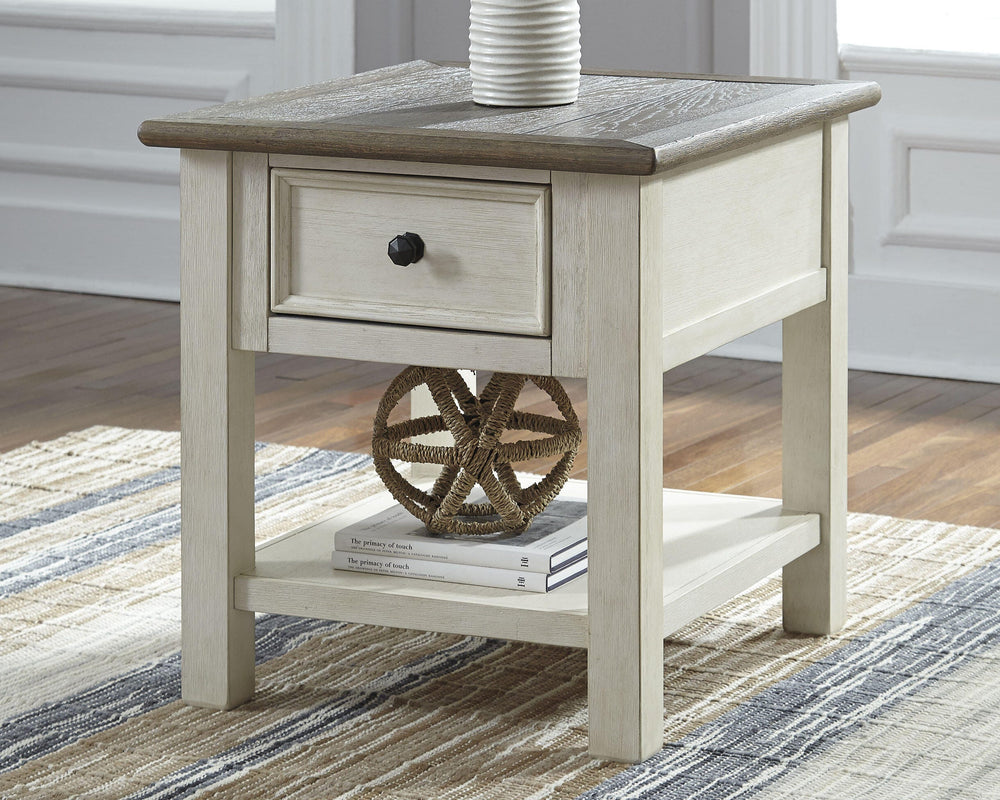 Bolanburg Coffee Table and 2 End Tables - Two-tone (5)