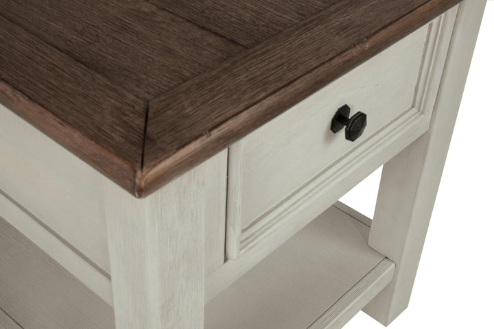 Bolanburg End Table - White (6)