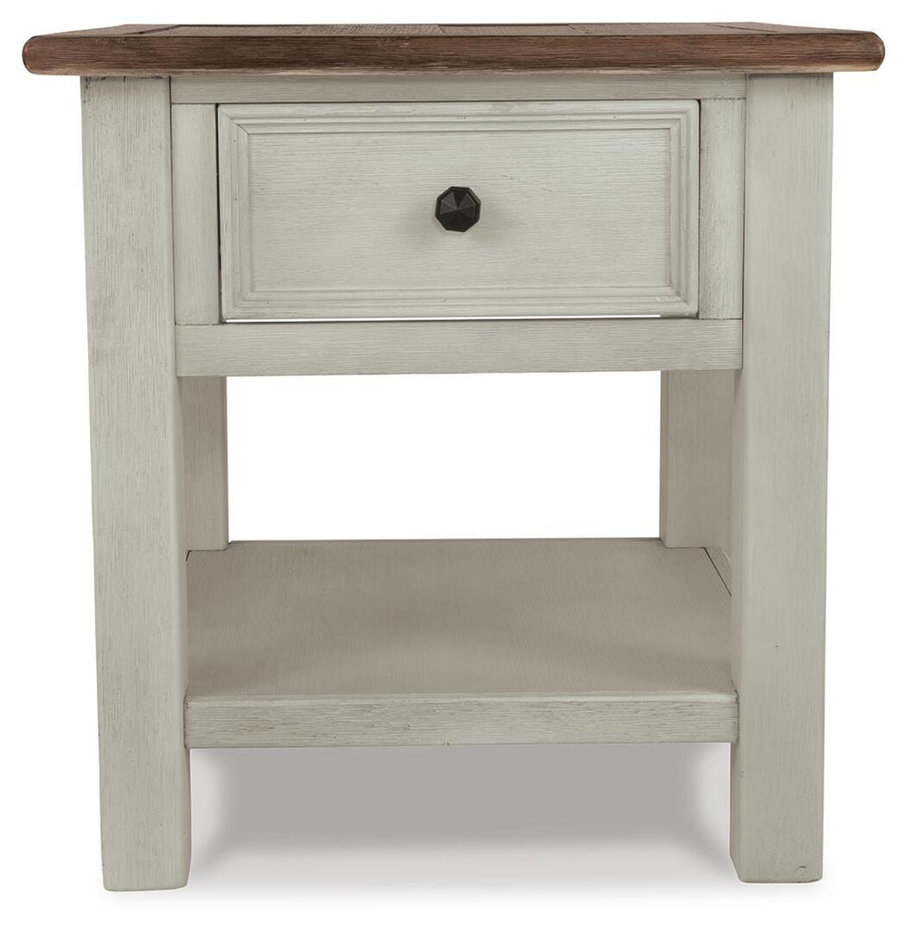 Bolanburg End Table - White (8)