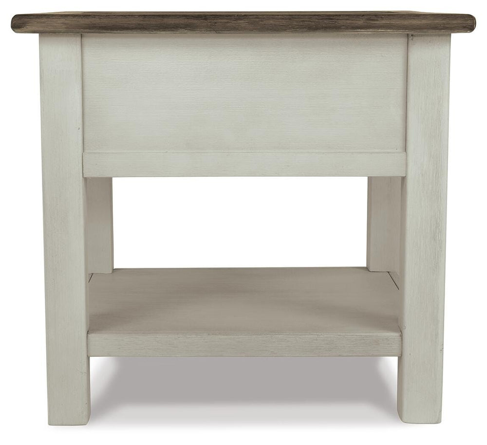 Bolanburg Coffee Table with End Table and Chairside End Table - Two-tone (5)