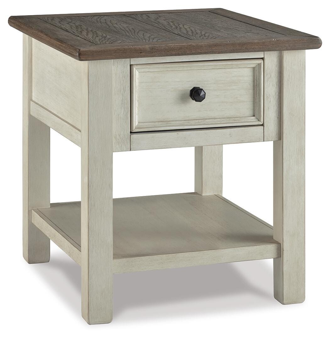 Bolanburg End Table - White (1)