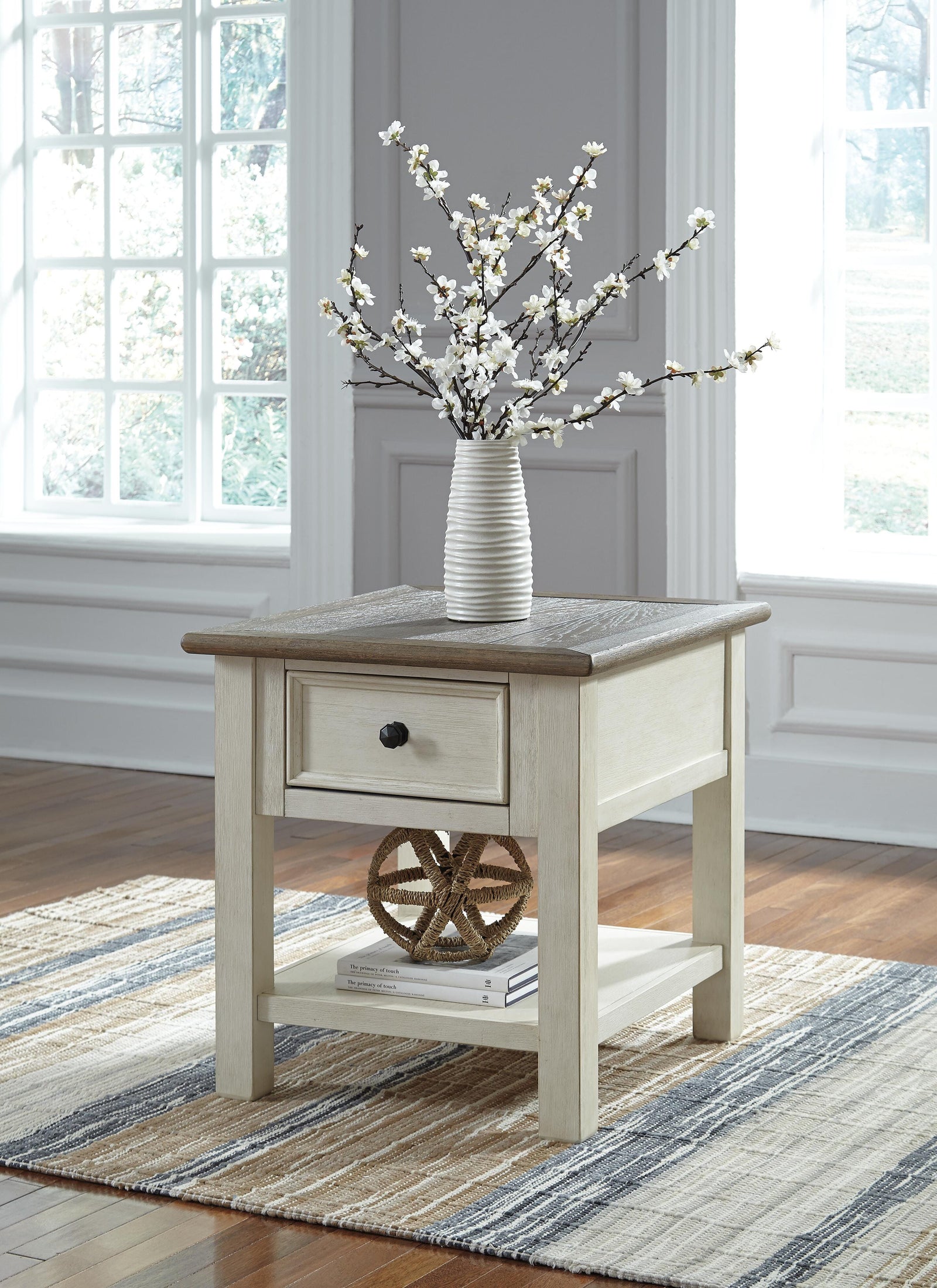 Bolanburg End Table - White (2)