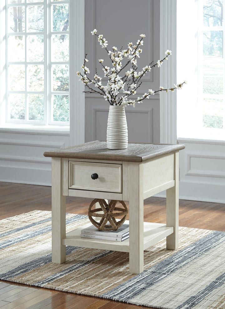 Bolanburg End Table - White (2)