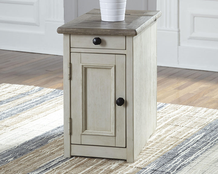 Bolanburg Coffee Table and 2 Chairside End Tables - Two-tone (5)