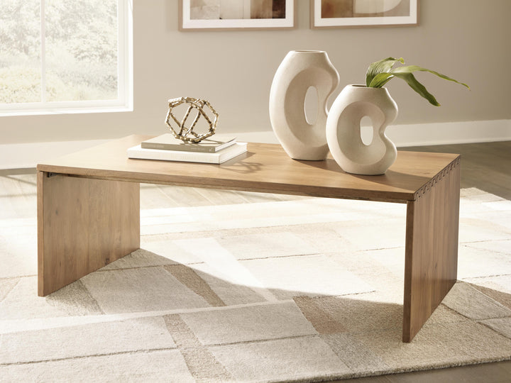 Ella Grove Coffee Table - Rich Brown (2)