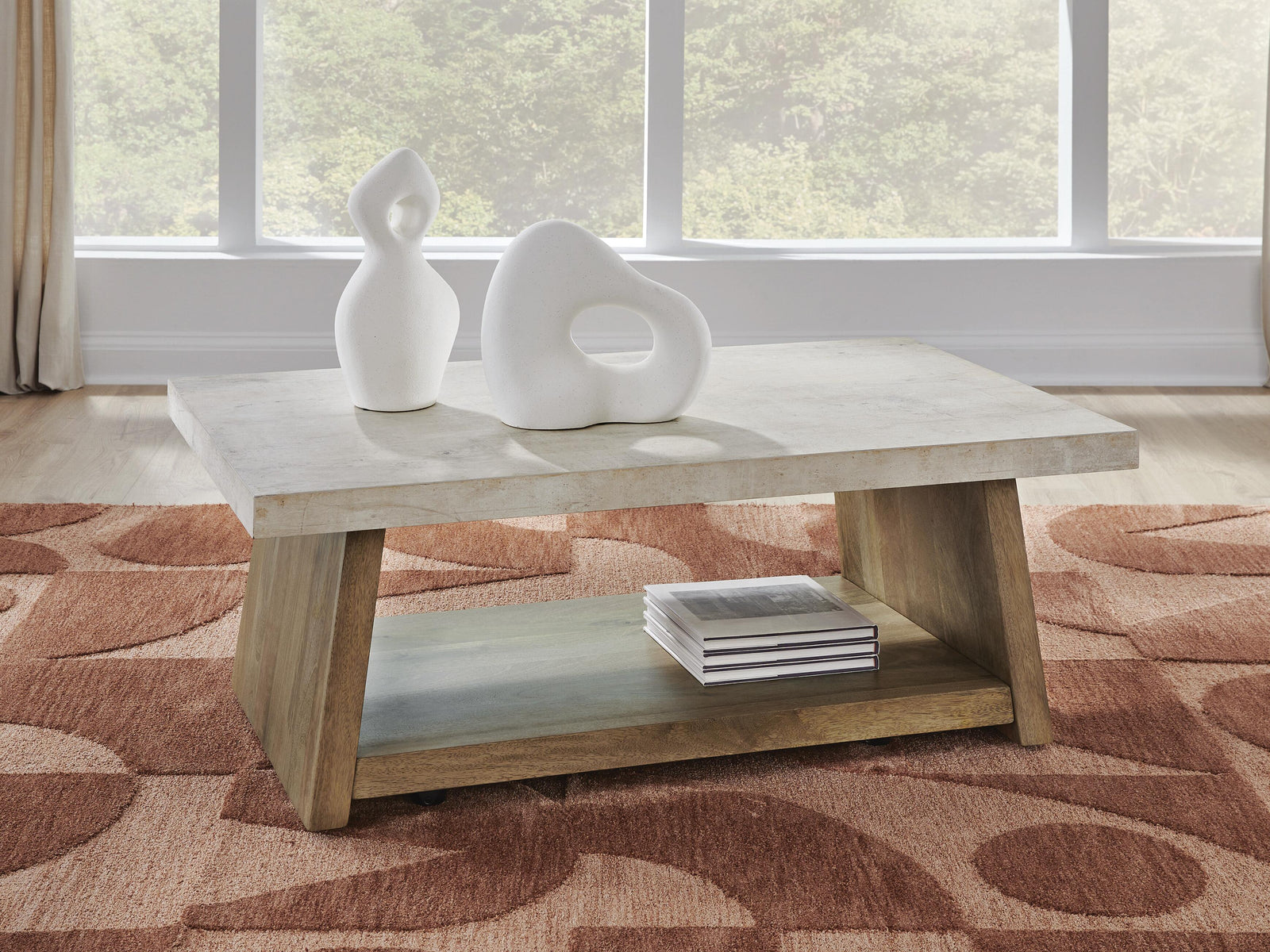 Brendalhouse Coffee Table - Light Brown (2)