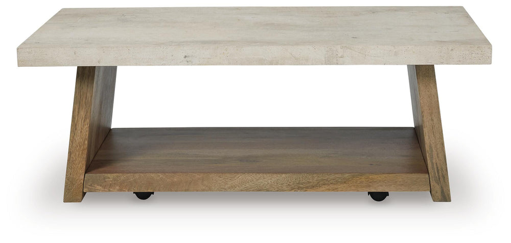 Brendalhouse Coffee Table - Light Brown (3)