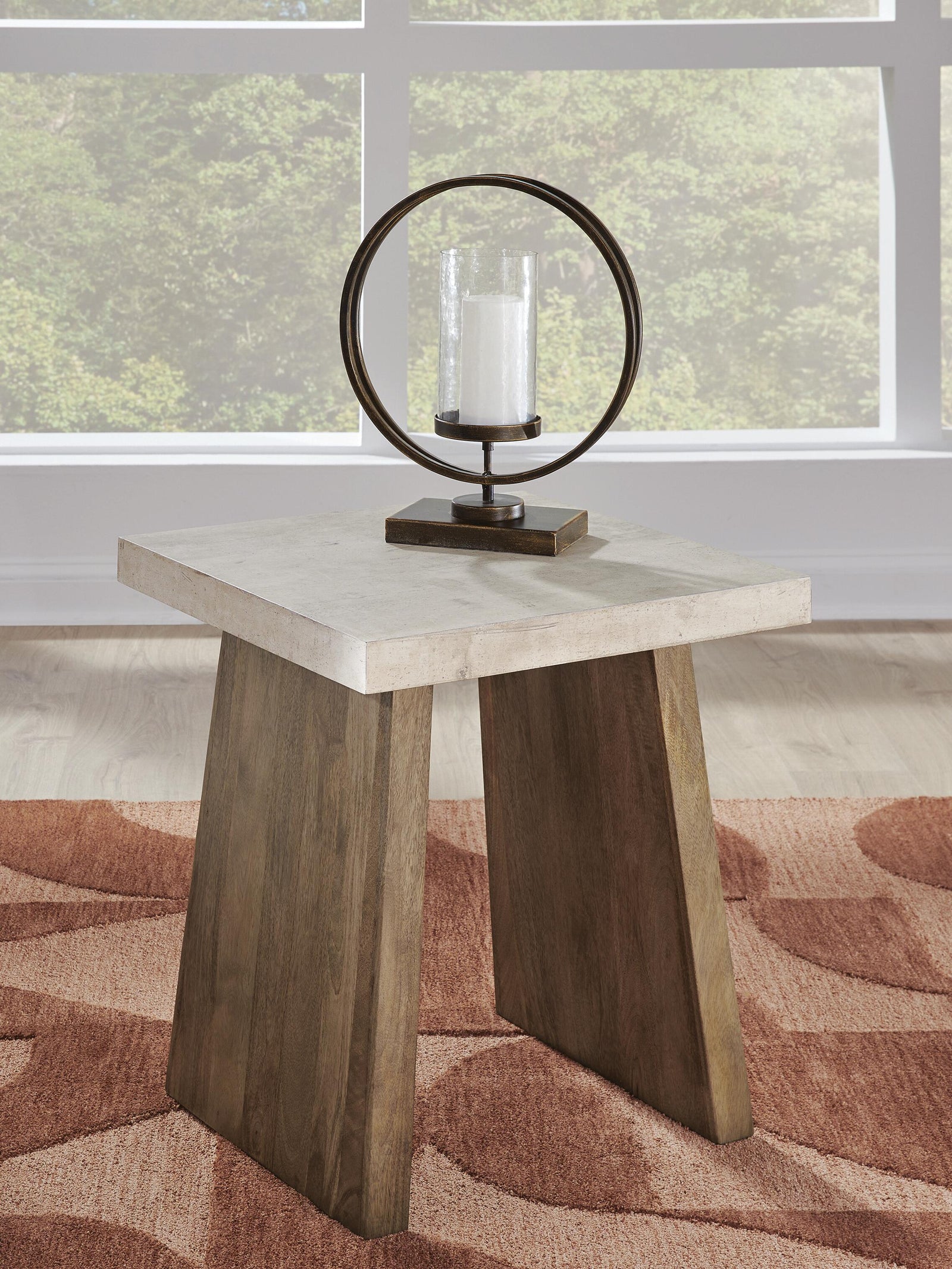 Brendalhouse End Table - Light Brown (2)