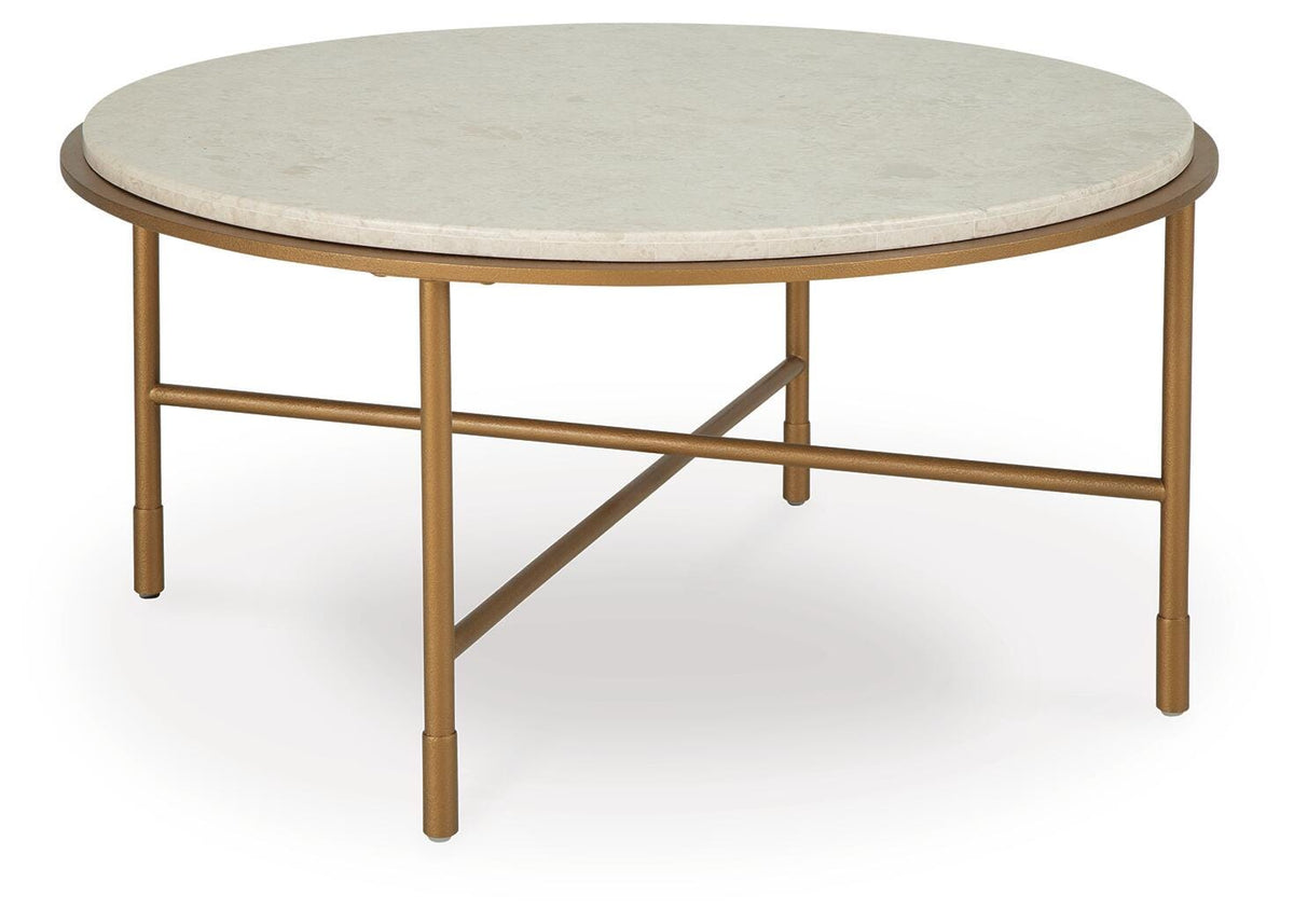 Alben Coffee Table - Antique Gold (1)