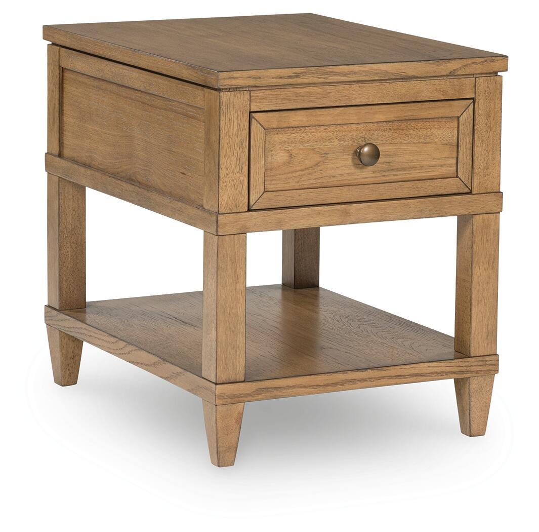 Sharlance End Table - Light Brown (1)