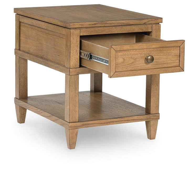 Sharlance End Table - Light Brown (3)