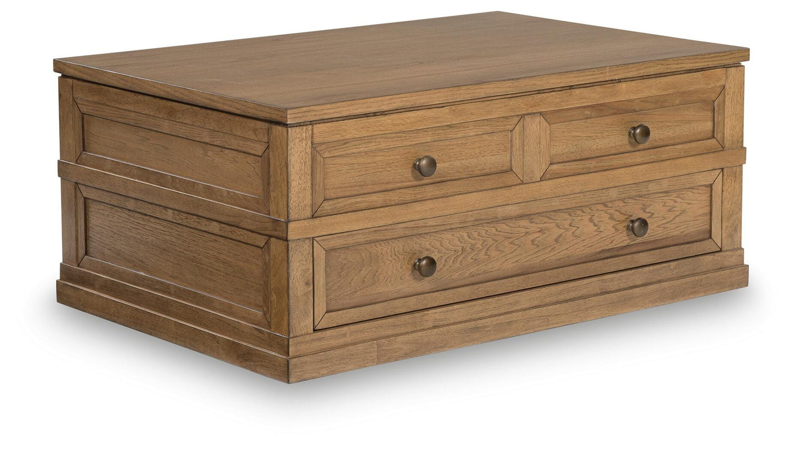 Sharlance Lift-Top Coffee Table - Light Brown (1)