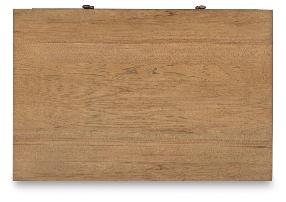 Sharlance Lift-Top Coffee Table - Light Brown (7)
