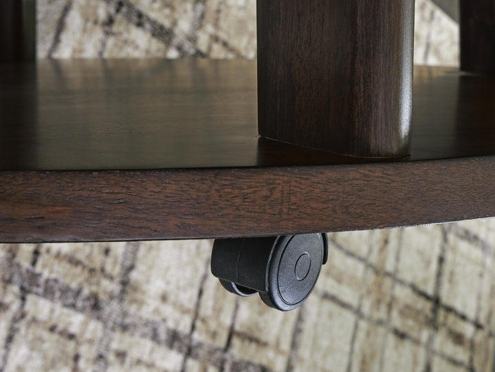 Korestone 2 Coffee Table - Dark Brown (6)