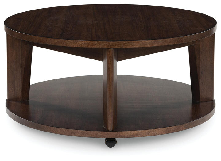 Korestone 2 Coffee Table - Dark Brown (3)