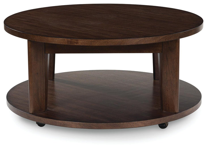Korestone 2 Coffee Table - Dark Brown (4)