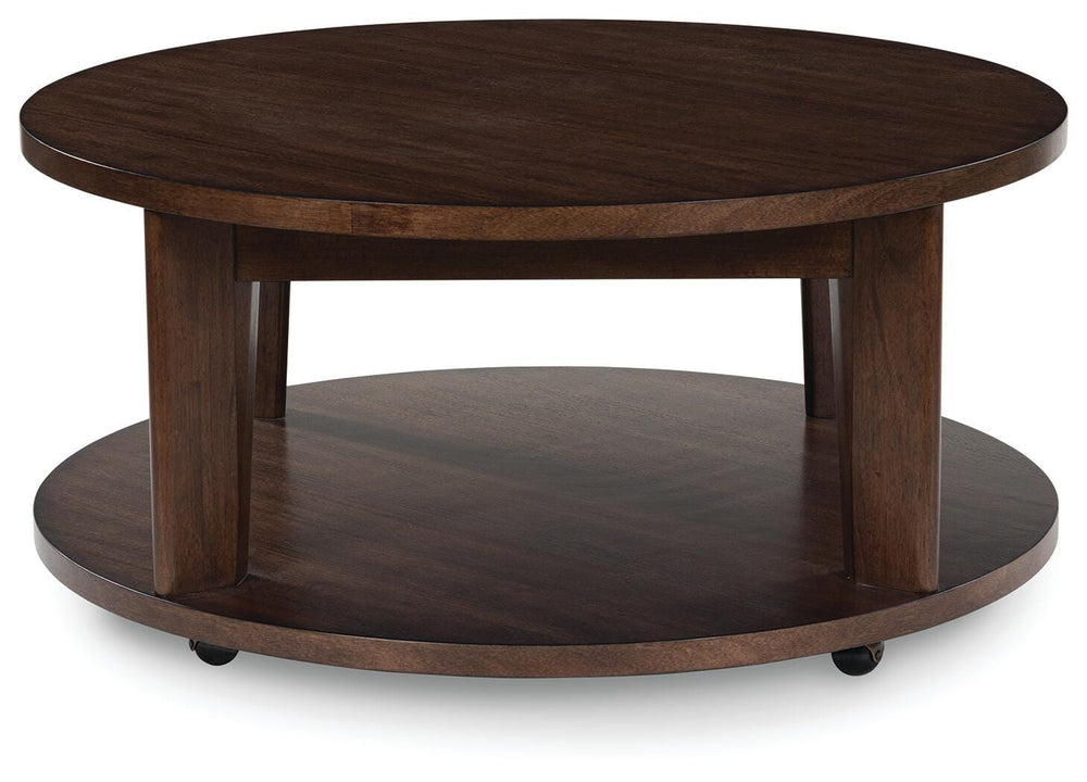 Korestone 2 Coffee Table - Dark Brown (4)