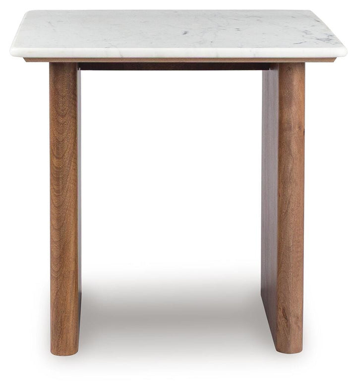 Isanti End Table - Light Brown (3)