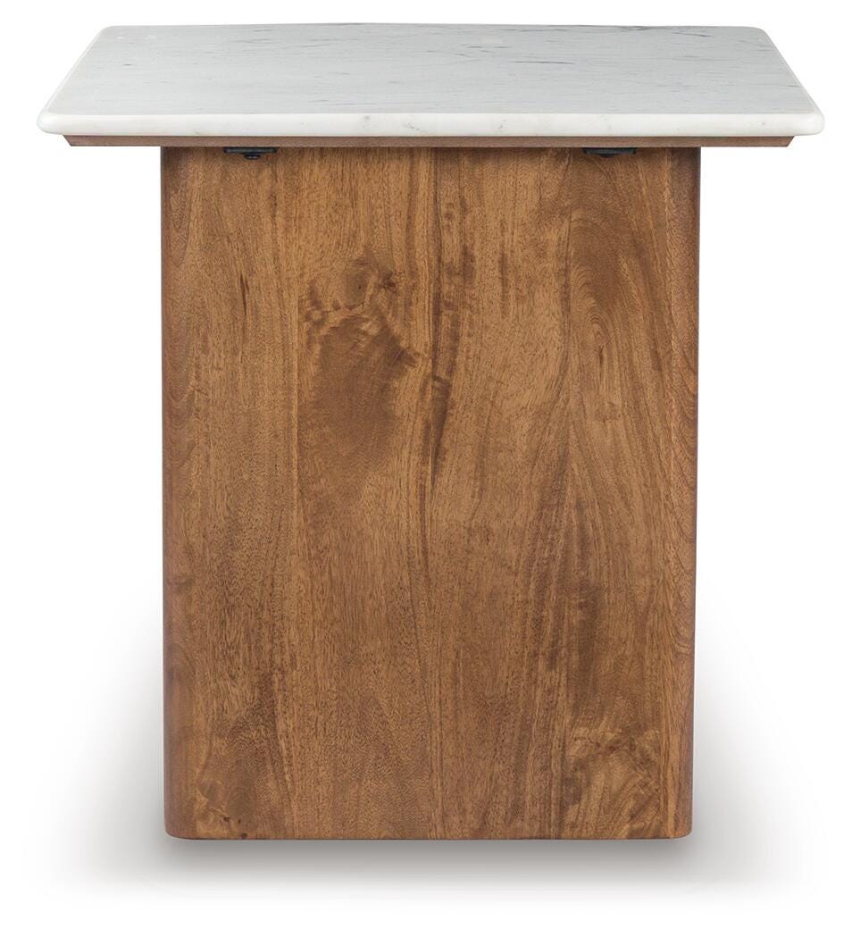 Isanti End Table - Light Brown (4)