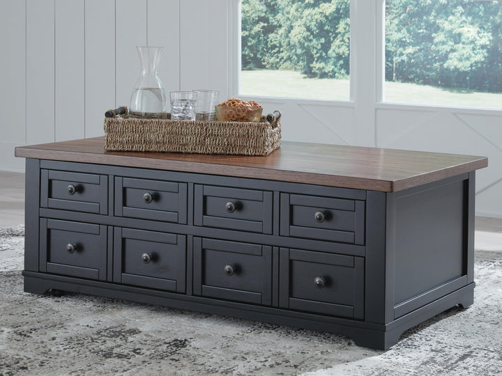Wildenauer Lift-Top Coffee Table - Black (2)