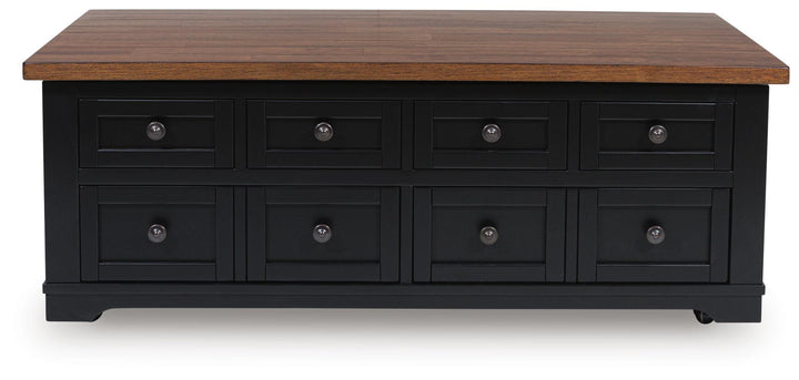 Wildenauer Lift-Top Coffee Table - Black (4)