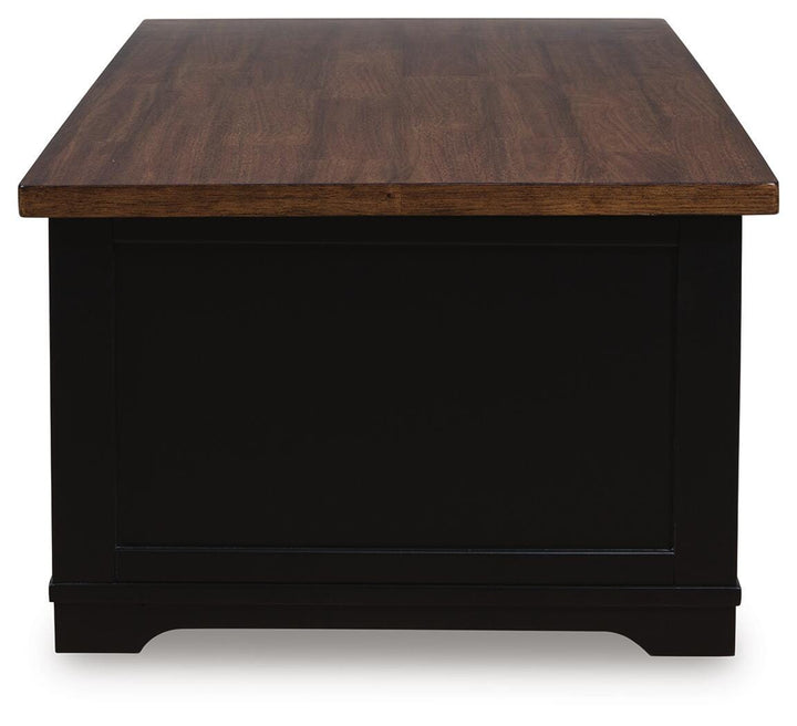 Wildenauer Lift-Top Coffee Table - Black (5)