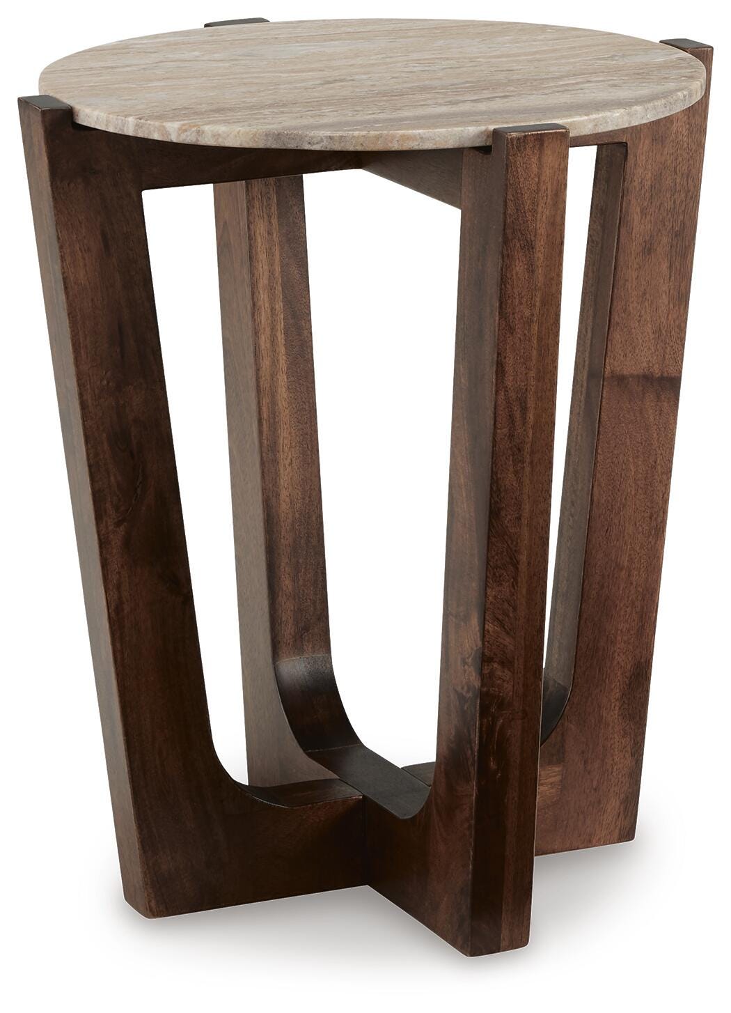 Tanidore End Table - Light Brown (1)