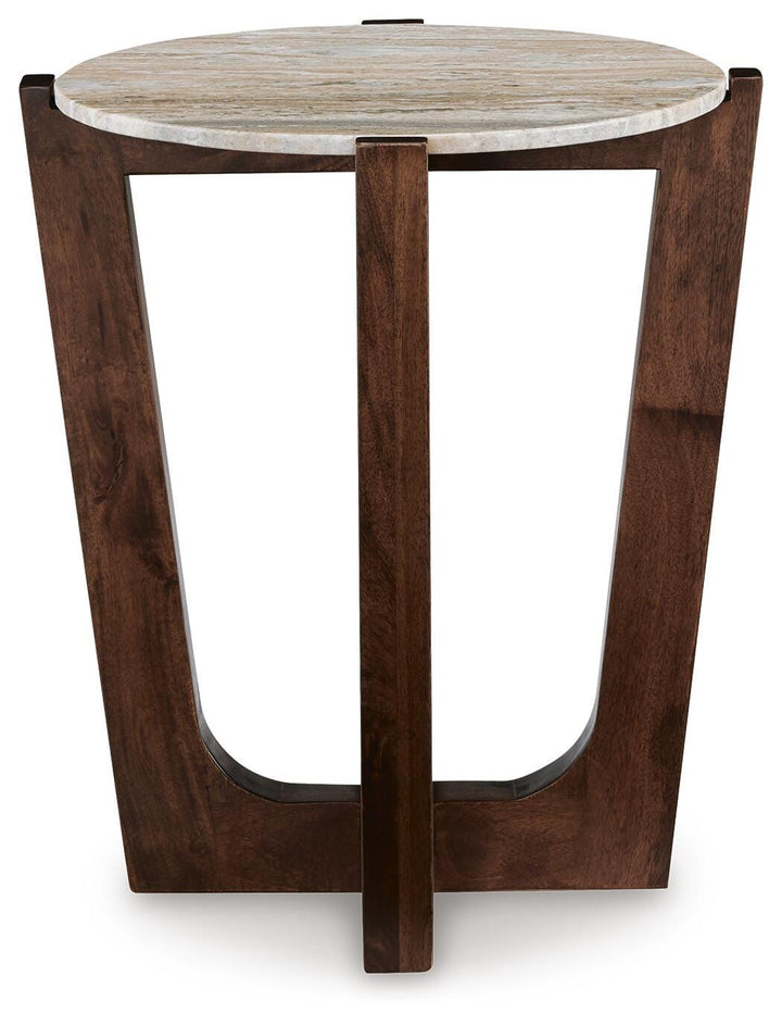 Tanidore End Table - Light Brown (3)