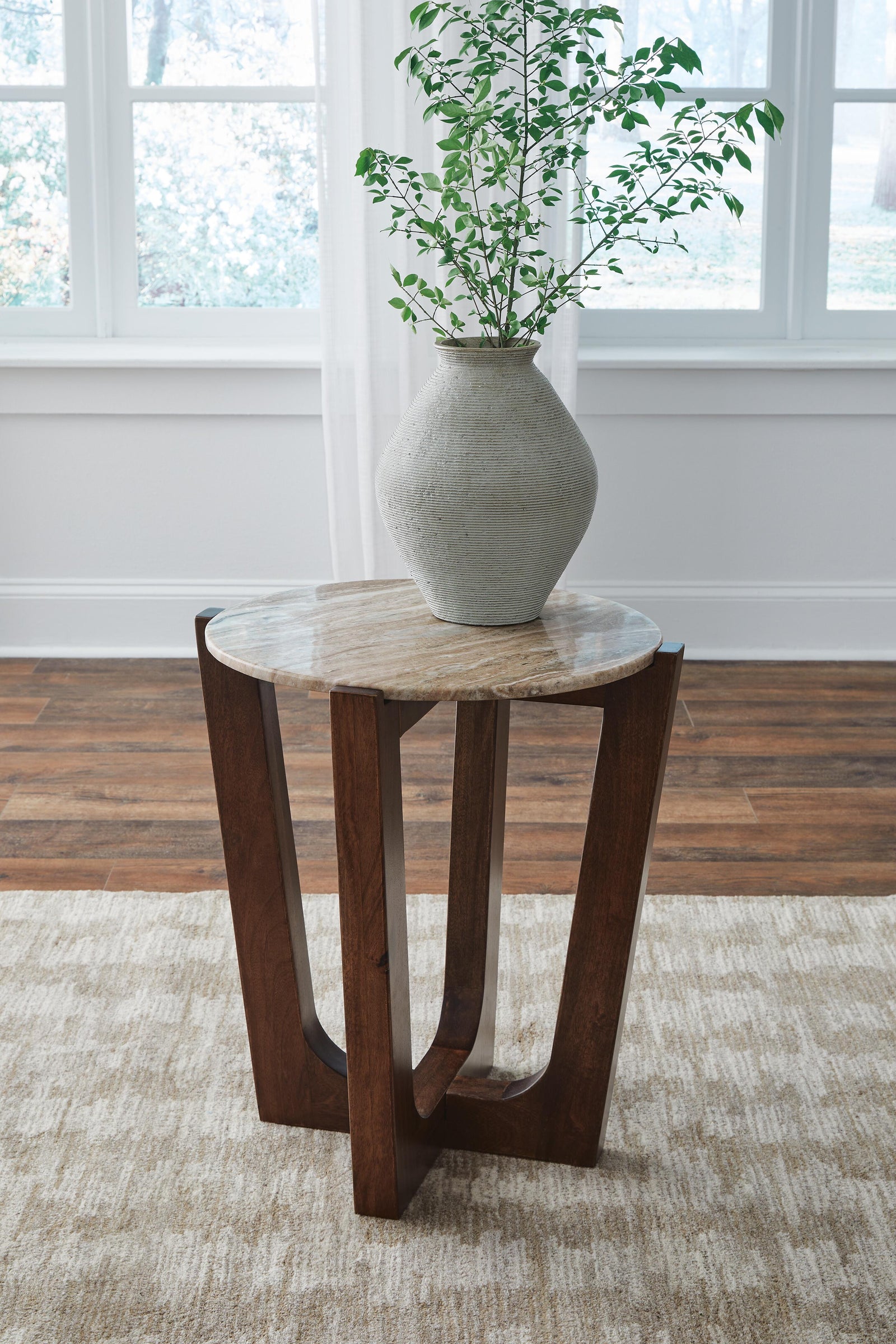 Tanidore End Table - Light Brown (2)