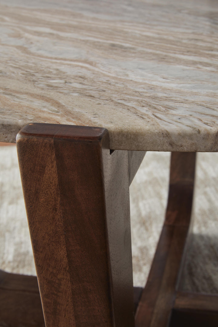 Tanidore Coffee Table - Light Brown (6)