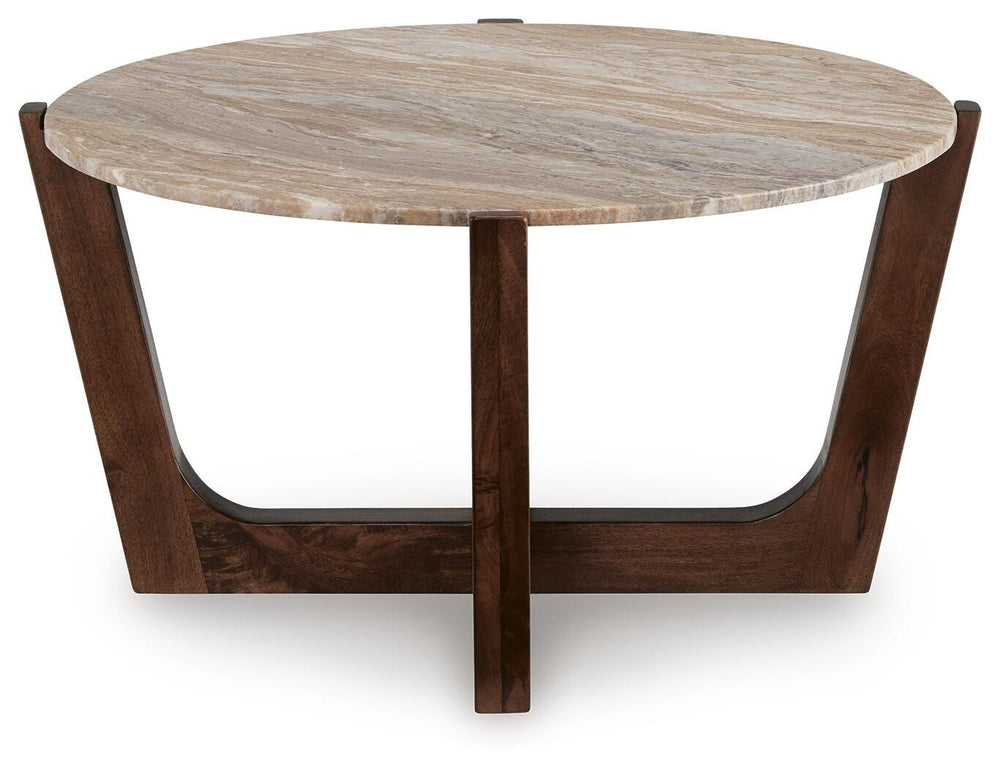 Tanidore Coffee Table - Light Brown (3)