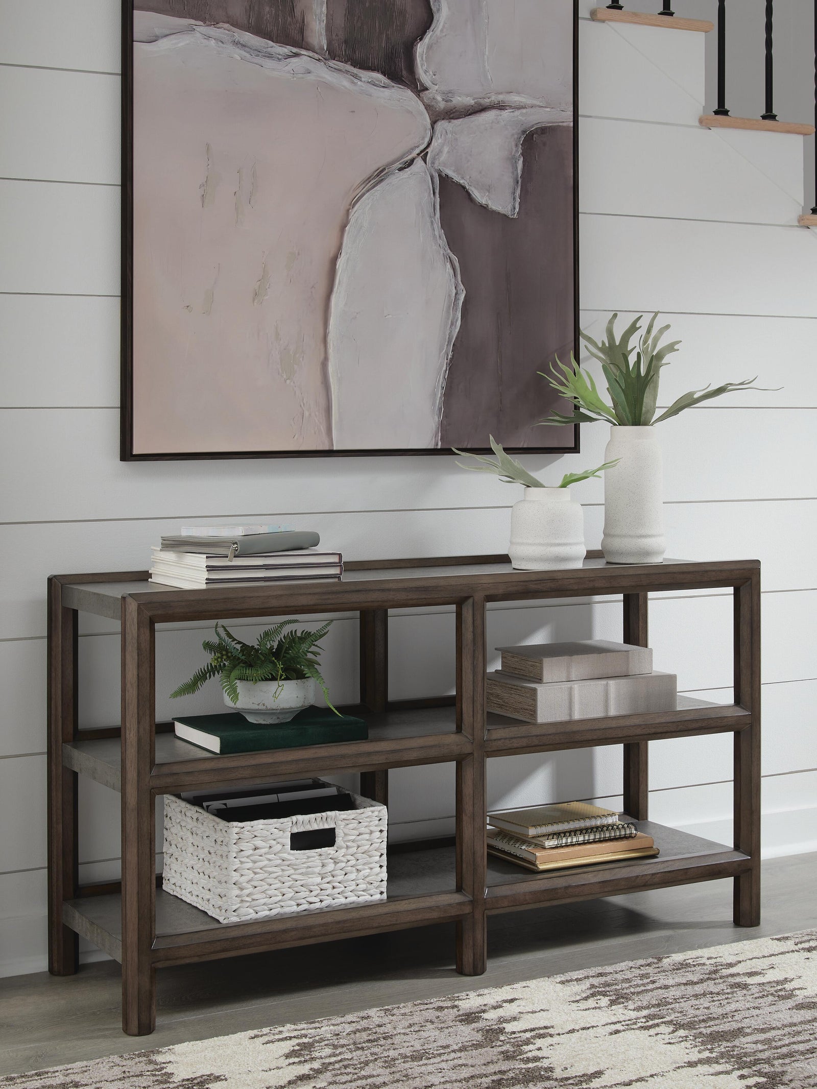 Kallenny Sofa Table - Dark Brown (2)