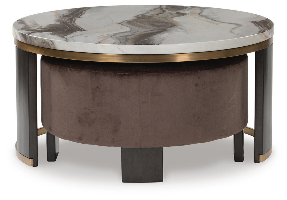 Jazmore Nesting Coffee Table (Set of 2) - Dark Brown (6)