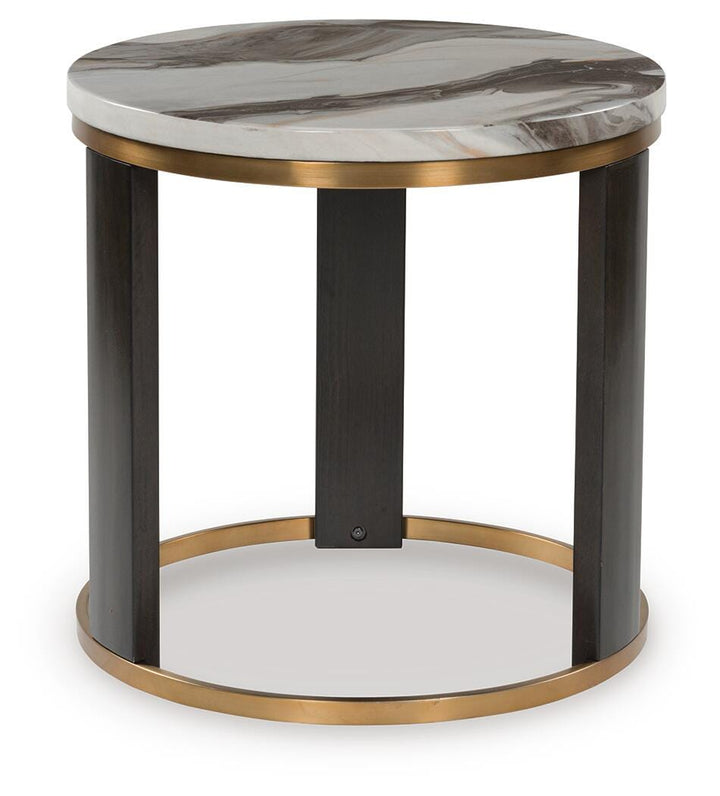 Jazmore End Table - Dark Brown (3)