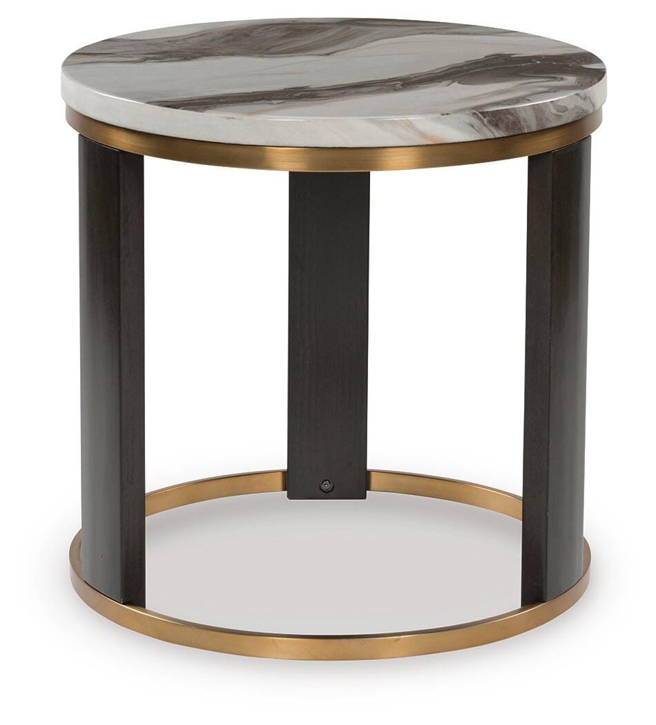 Jazmore End Table - Dark Brown (3)