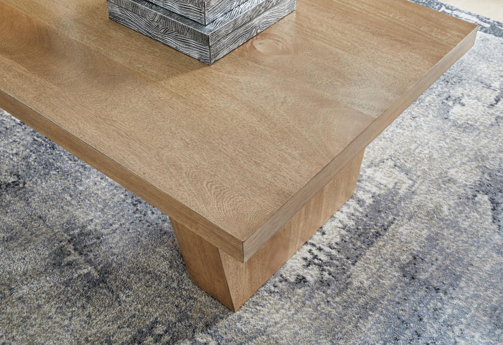 Kristiland Coffee Table - Light Brown (7)