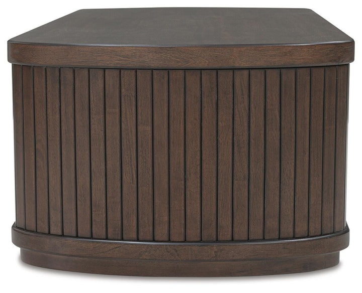 Korestone Lift-Top Coffee Table - Dark Brown (5)