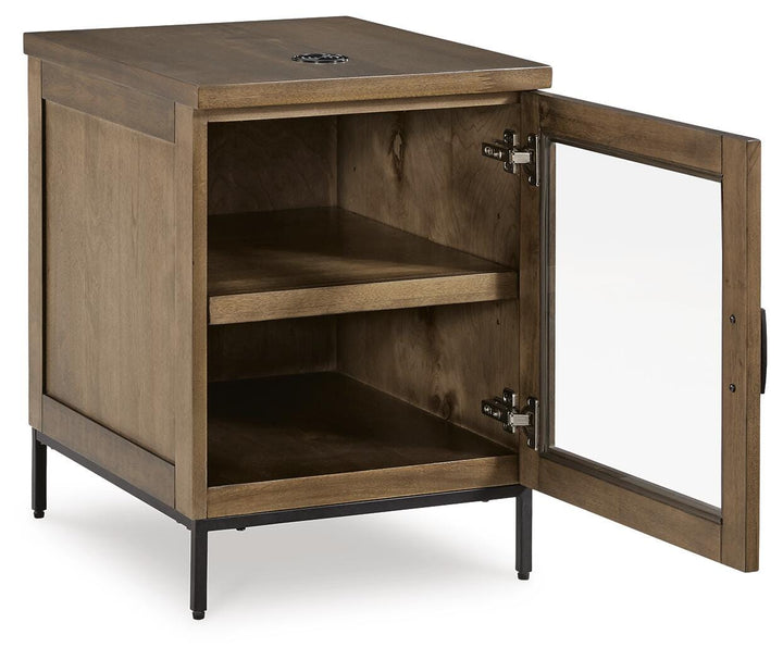 Torlanta Chairside End Table - Dark Brown (3)