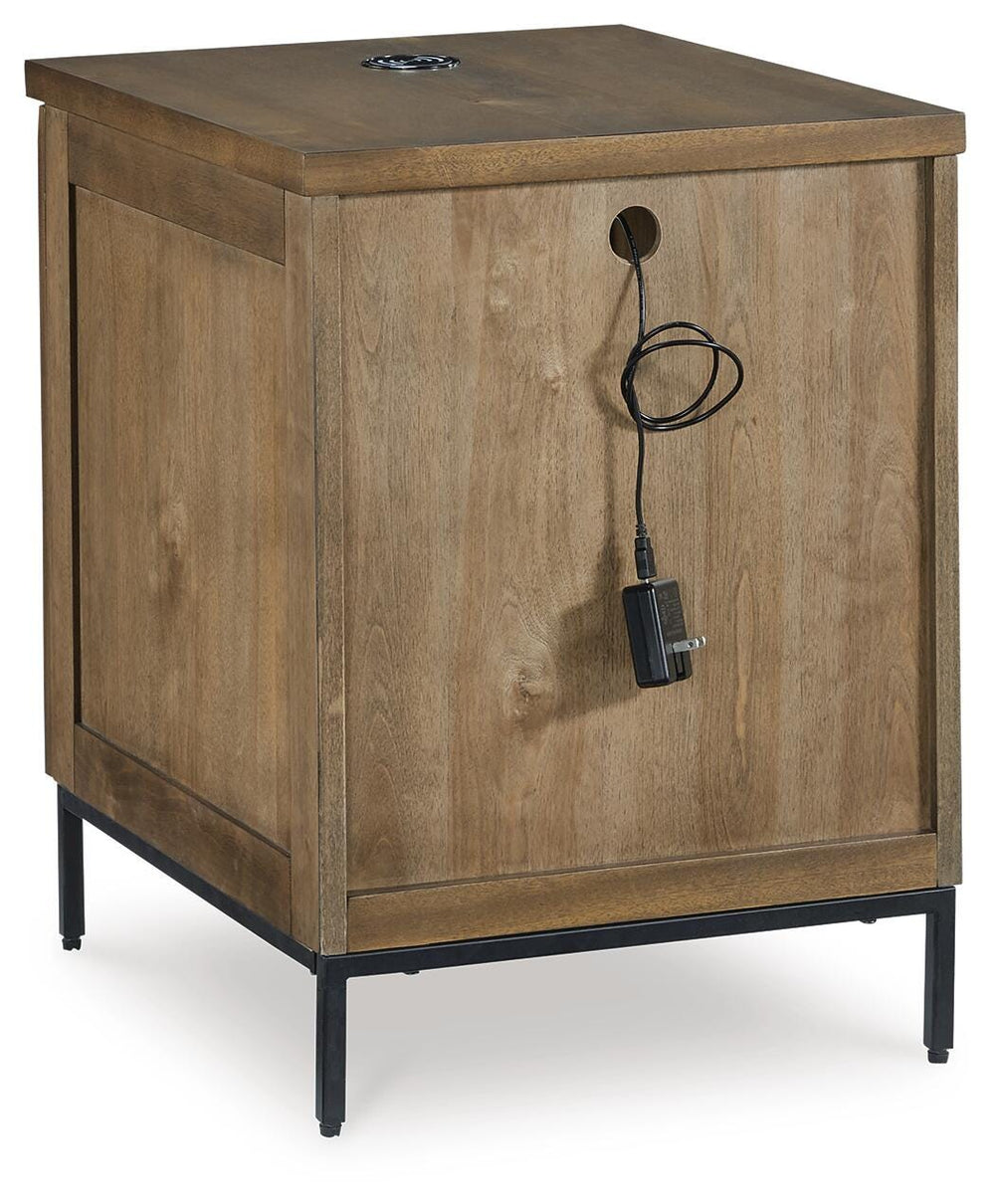 Torlanta Chairside End Table - Dark Brown (6)